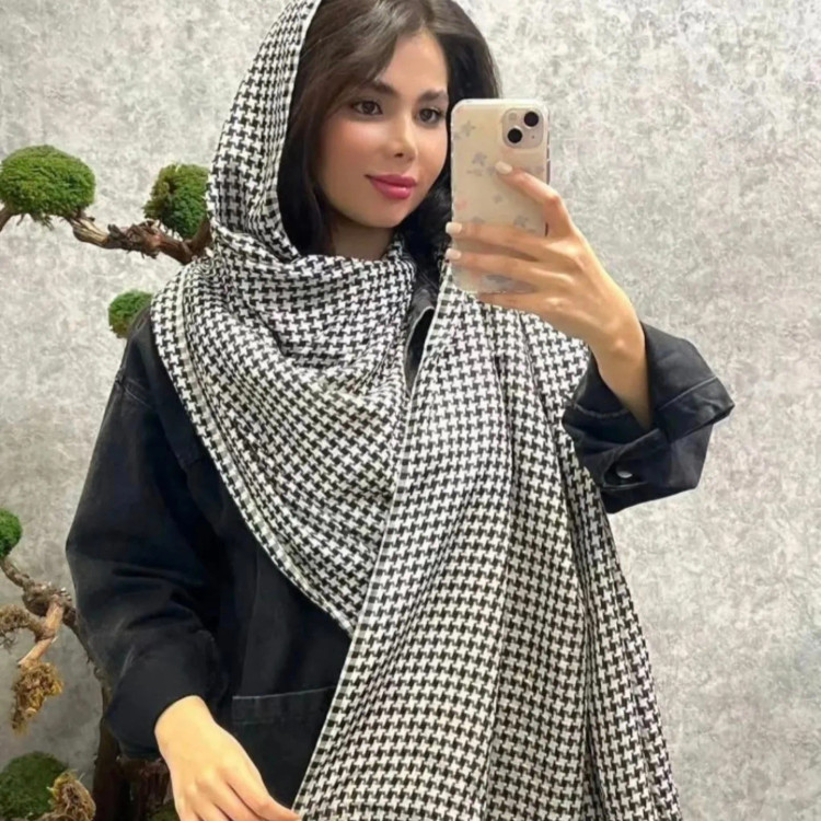 شال نخی پیچازی پاییزه