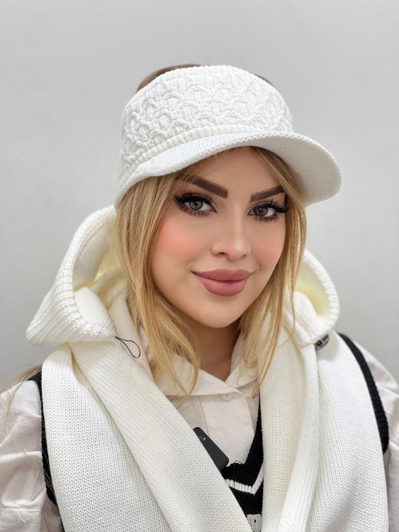 نقاب بافت داخل خزسفید