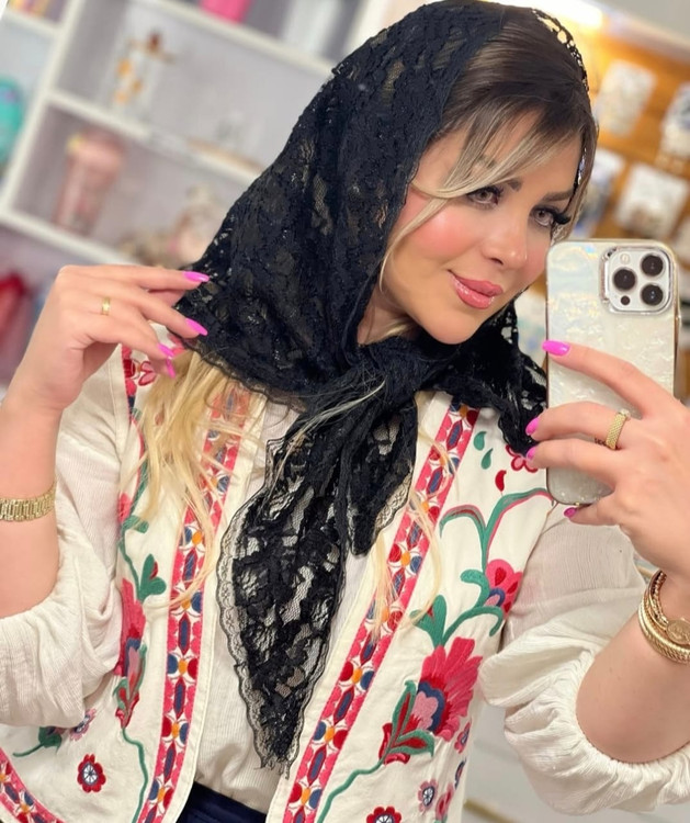 اسکارف سه گوش تور