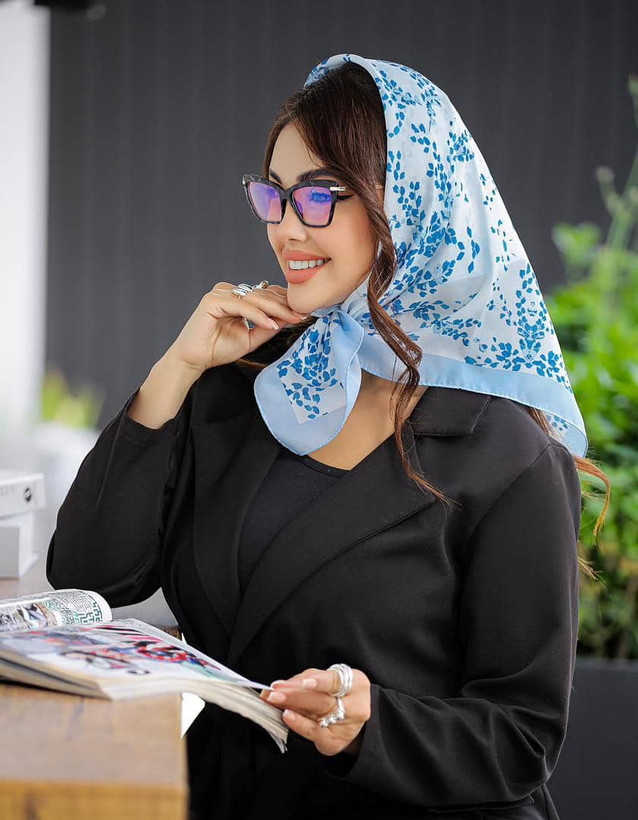 مینی اسکارف فاویانا طرح برگ